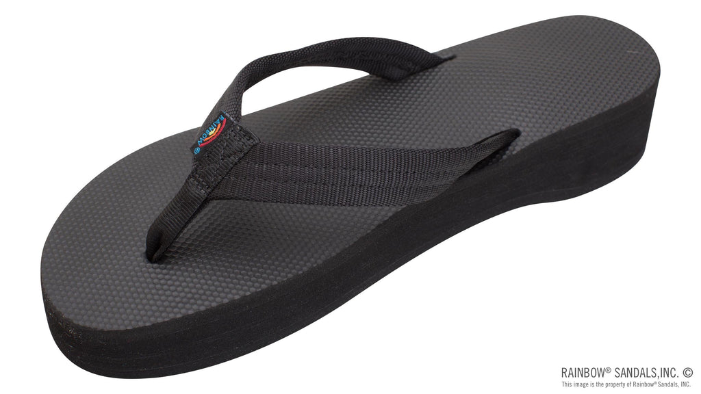 Four Layer Wedge Soft Rubber Top with EVA Filled 3/4" Nylon Strap