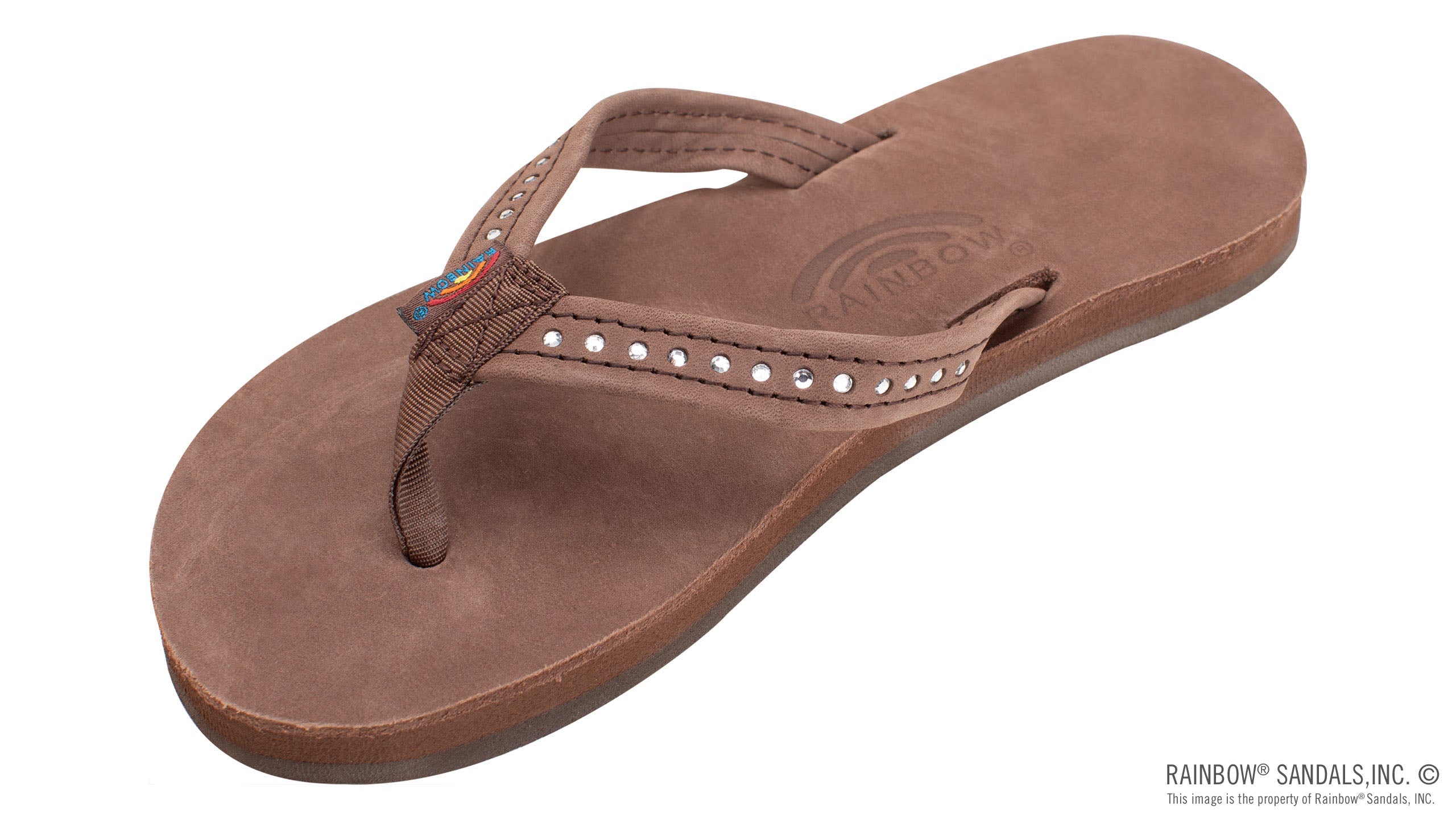 Kids Crystal Premier Leather 1/2" Narrow Strap