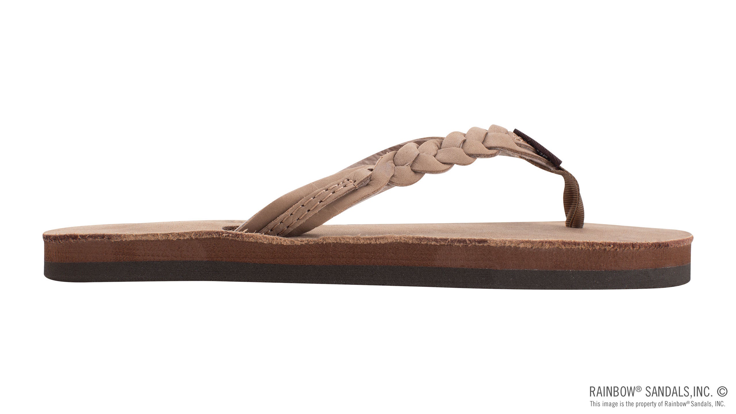 Kids Flirty Braidy- Premier Leather Braided 1/2" Strap