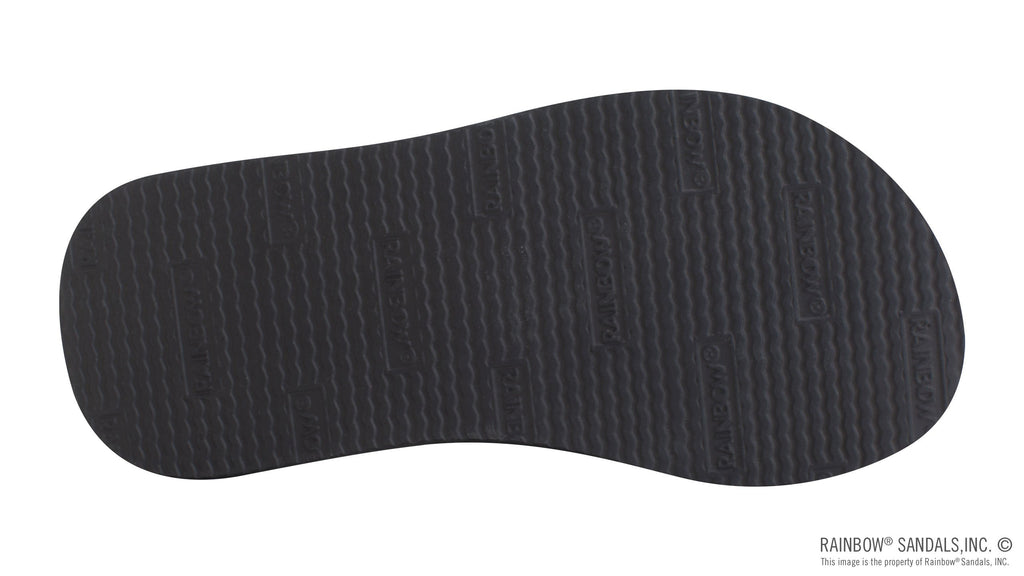 The Grombow - Soft  Rubber Top Sole  with 1" Strap and Pin line