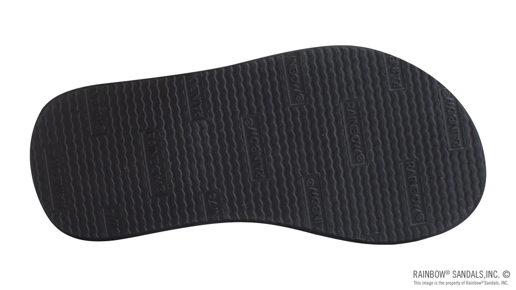 The Grombow - Soft  Rubber Top Sole  with 1/2" Narrow Strap and Pin line