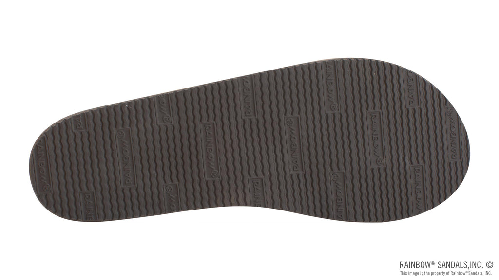 The Tropics - Single Layer Premier Leather with Colorful Mid Sole and a 1/2" Narrow Strap