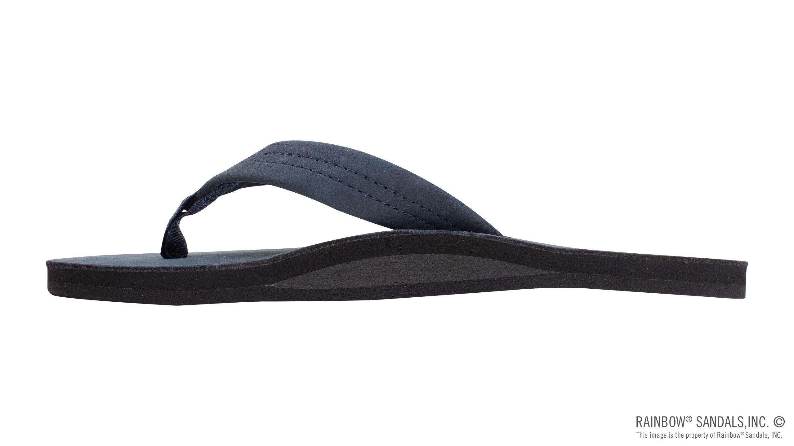 Single Layer Premier Leather with Arch Support 1" Strap
