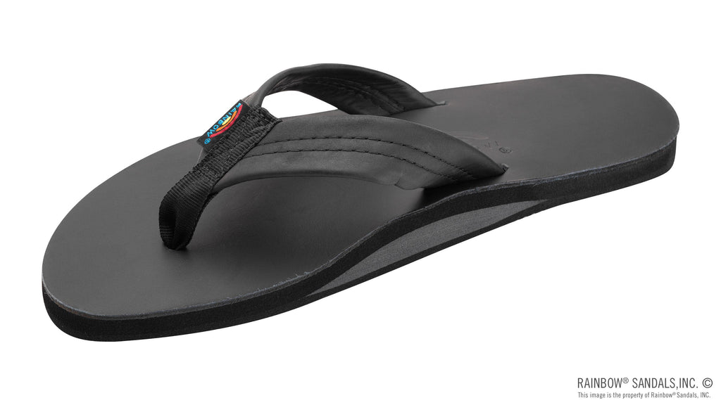 Single Layer Classic Leather with Arch Support 1" Strap