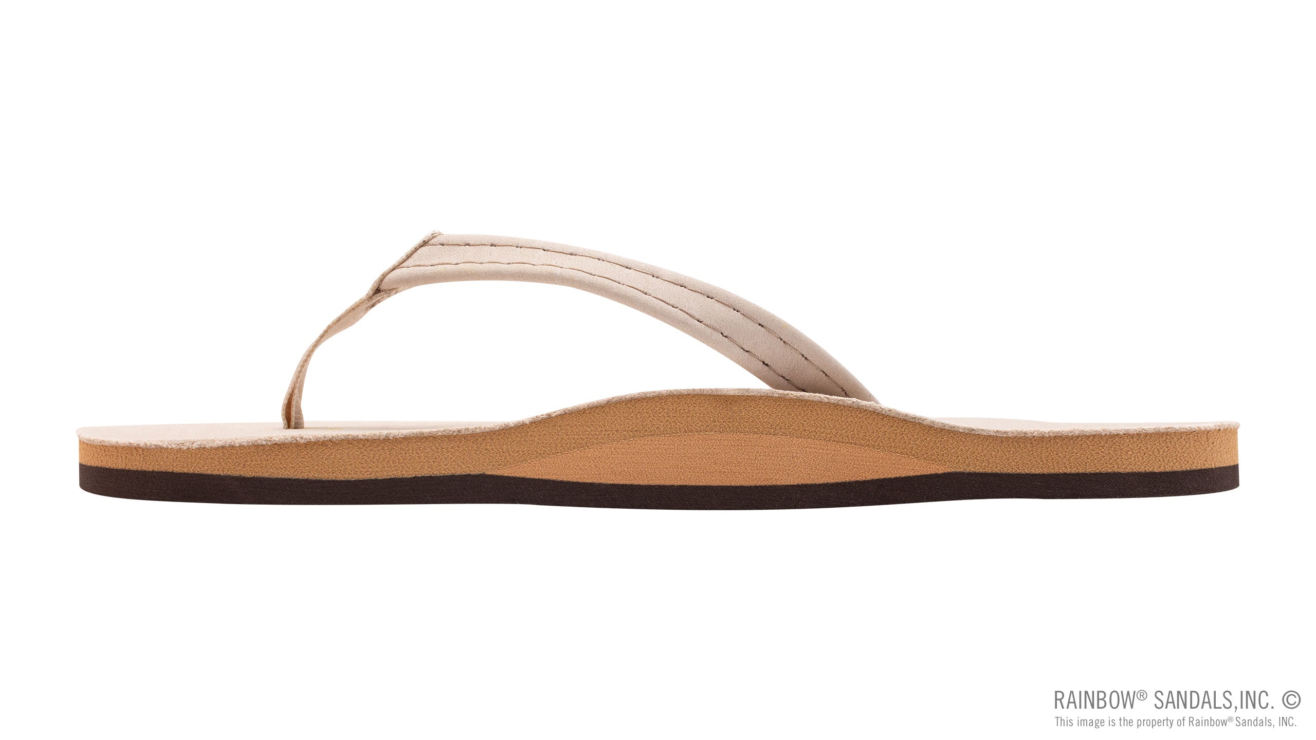 Single Layer Premier Leather with Arch Support and a 1/2" Narrow Strap