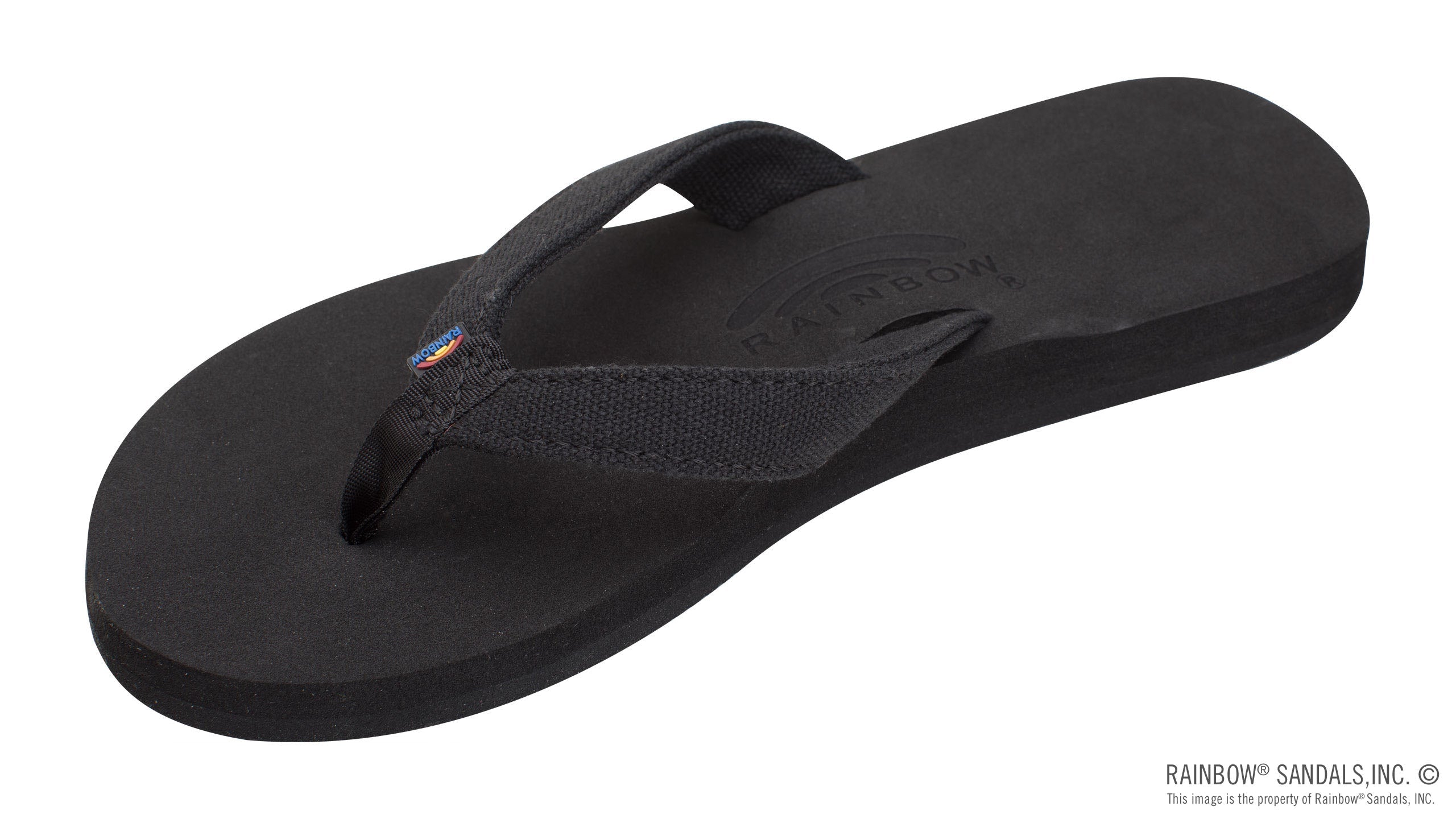 The Bella - Soft Top Black Tapered Canvas Strap