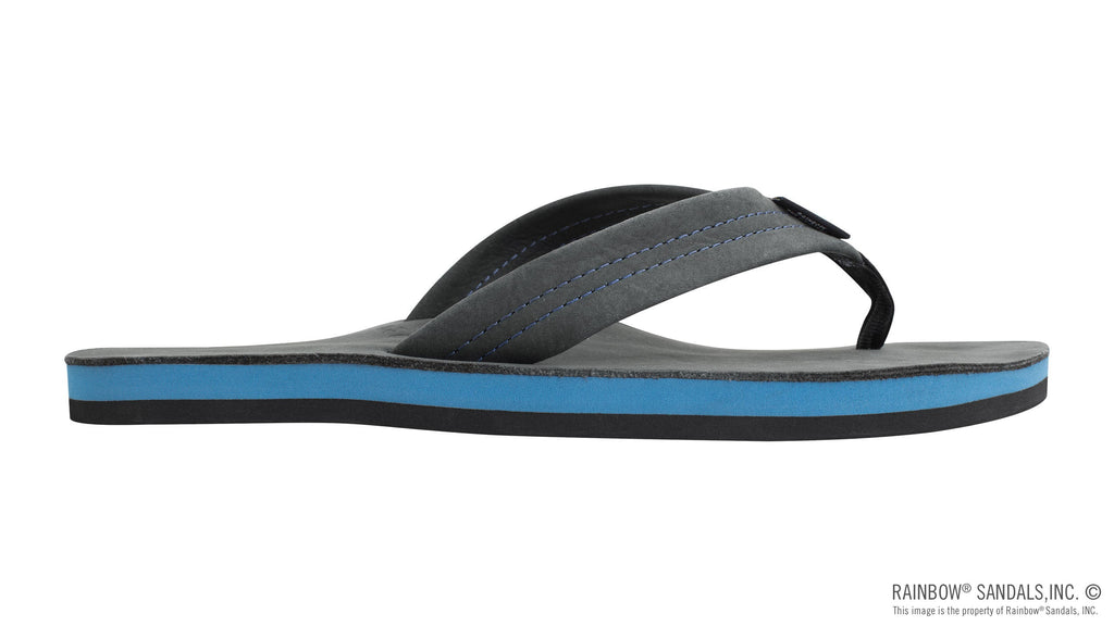 Premier Blues - Single Layer Premier Leather with Blue Midsole 1" Strap