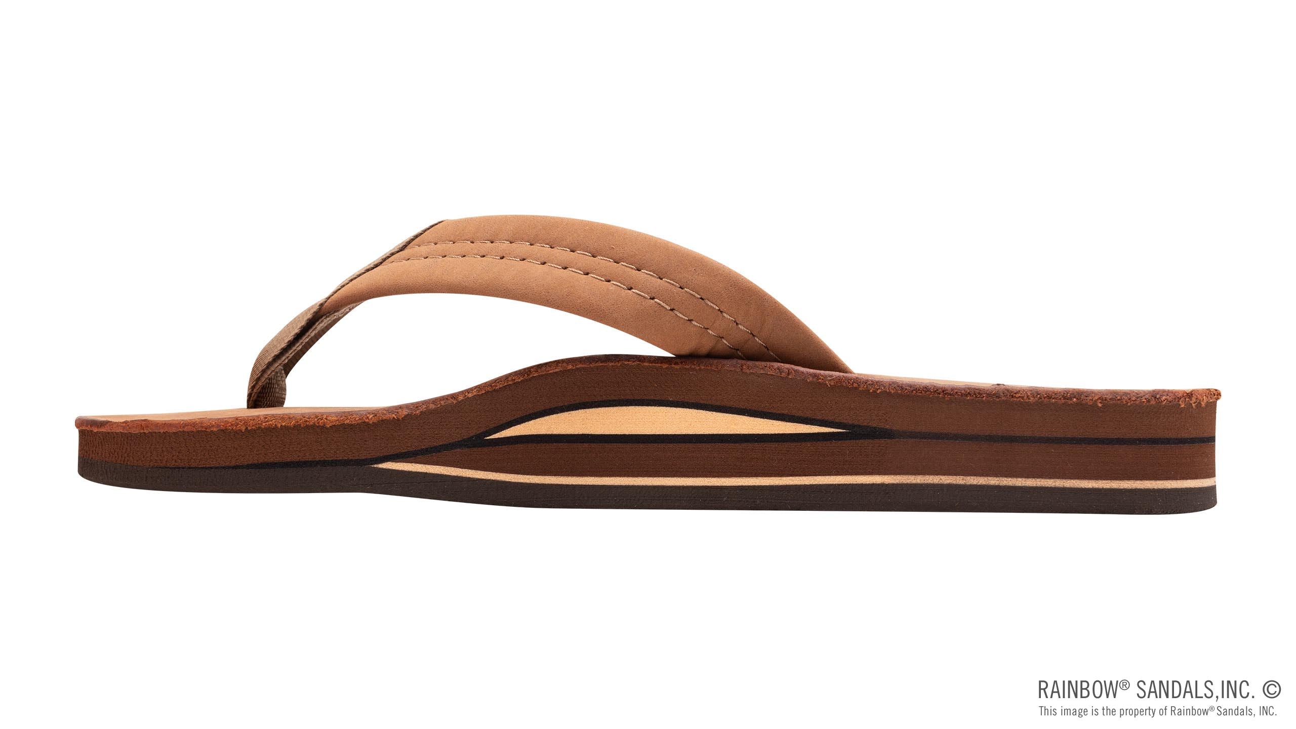 Double Layer  Arch Support Premier Leather with a 1" Strap