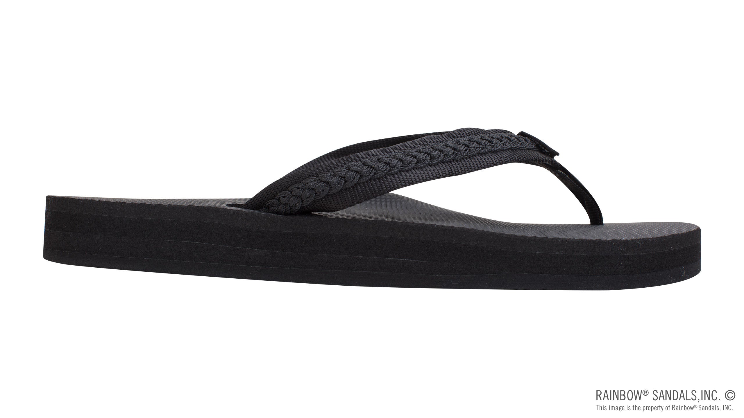 Double Layer Soft Rubber Top with 3/4" Braided Nylon Strap