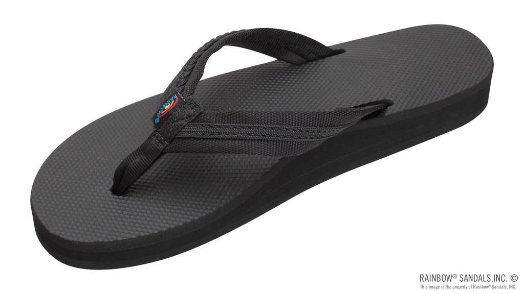 Double Layer Soft Rubber Top with 3/4" Braided Nylon Strap