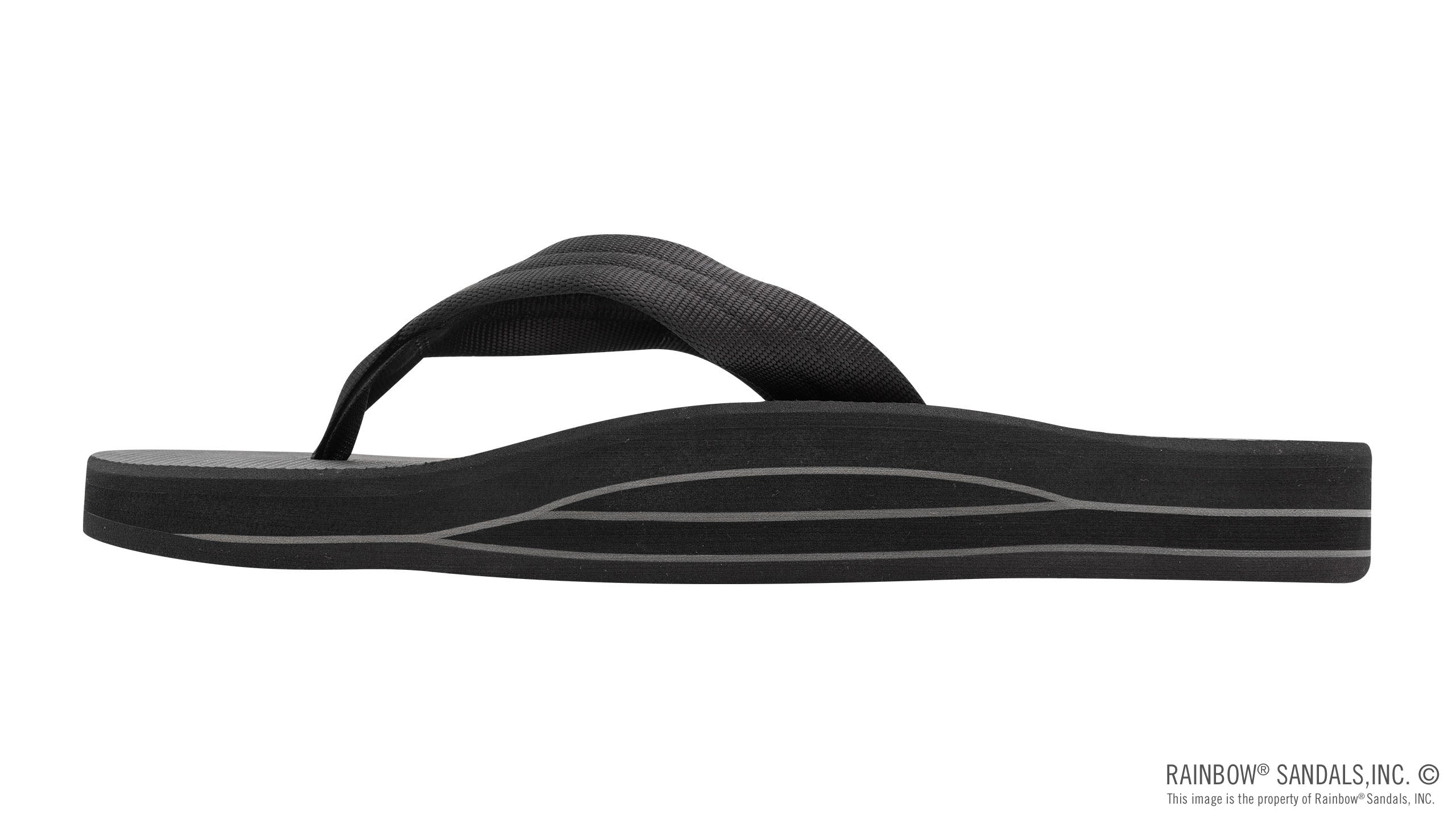 Classic Rubber - Double Layer Soft Top 1" Nylon Strap