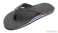 The Americana - Men's Single layer Premier  Leather Red White & Blue Mid Sole