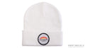 Basic Cuff Beanie with Long Ride Patch 100% Acrylic