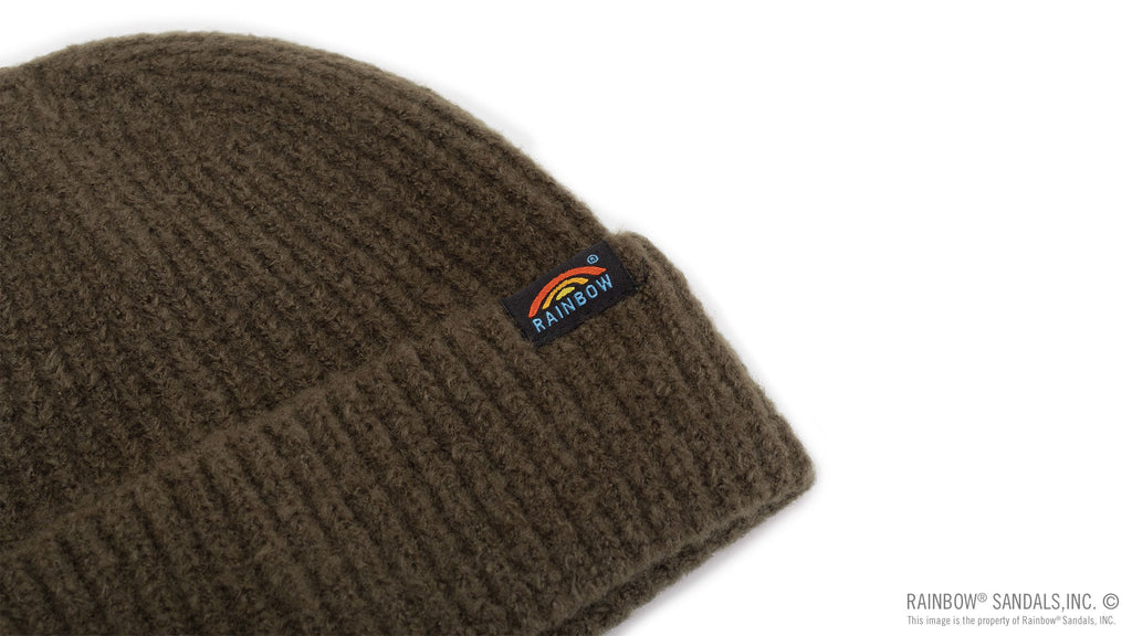 Marled Knit Beanie with Original Rainbow® Woven Label