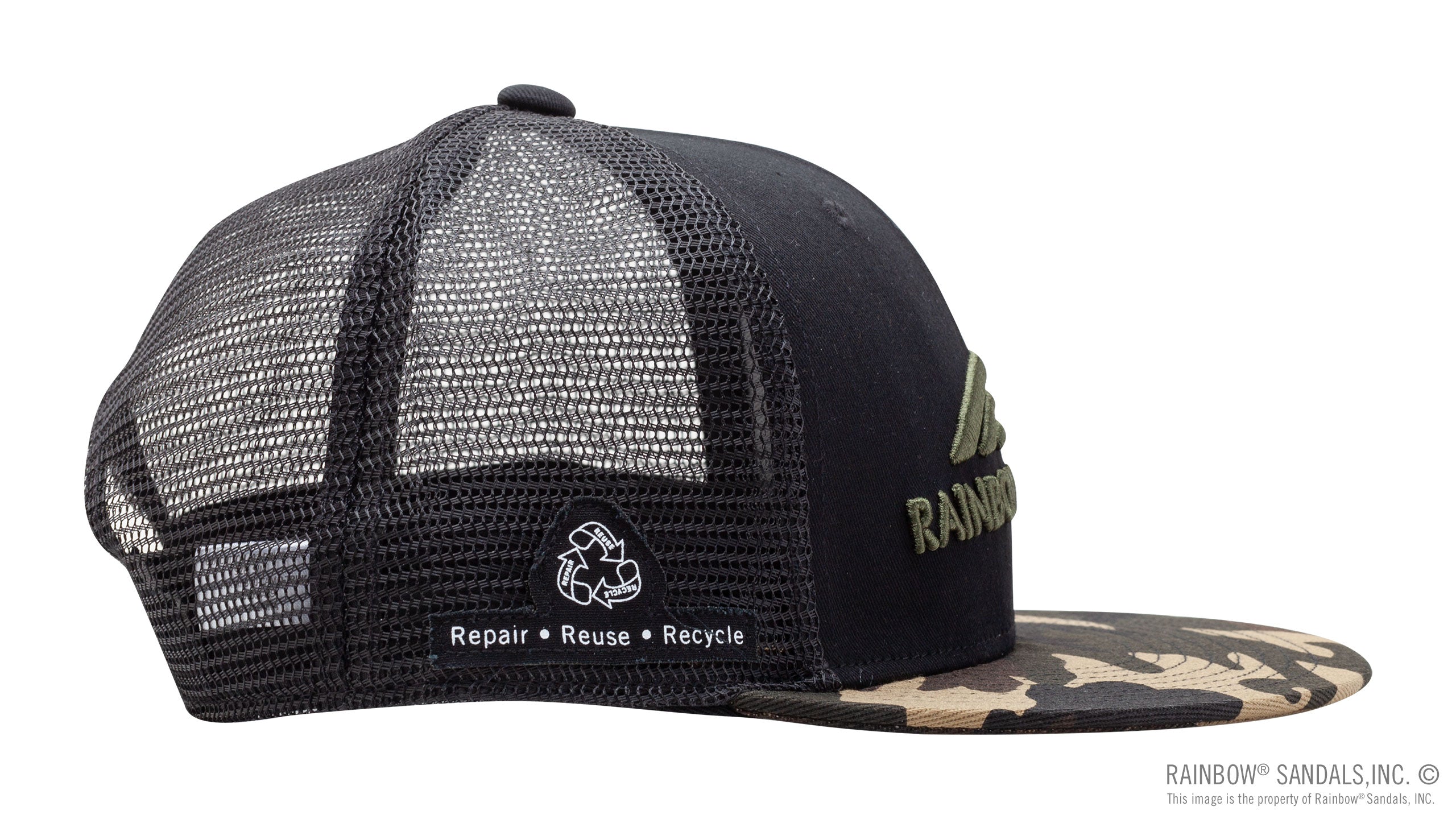 Rainbow® Sandals Camo Snap Back Trucker Hat