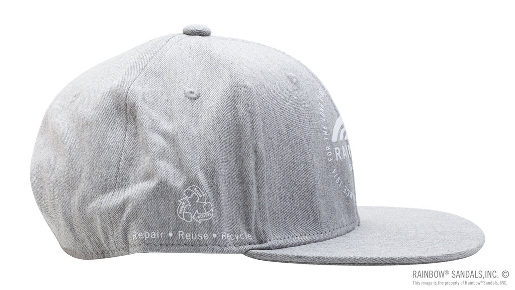 Rainbow® Sandals Circle Logo Graphite Snap Back Hat