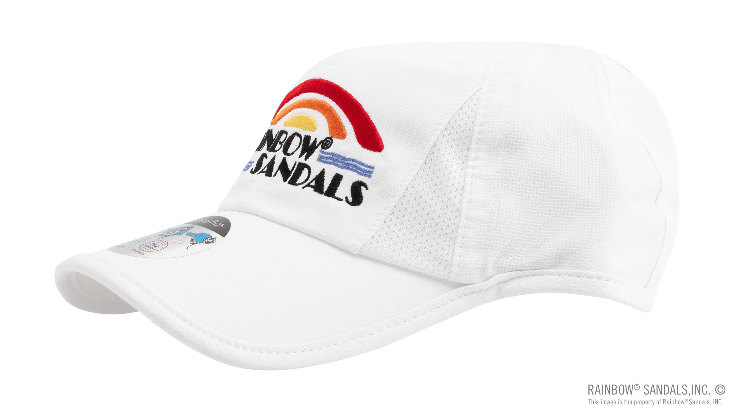 Rainbow Women's Pony Hat - Vintage Logo