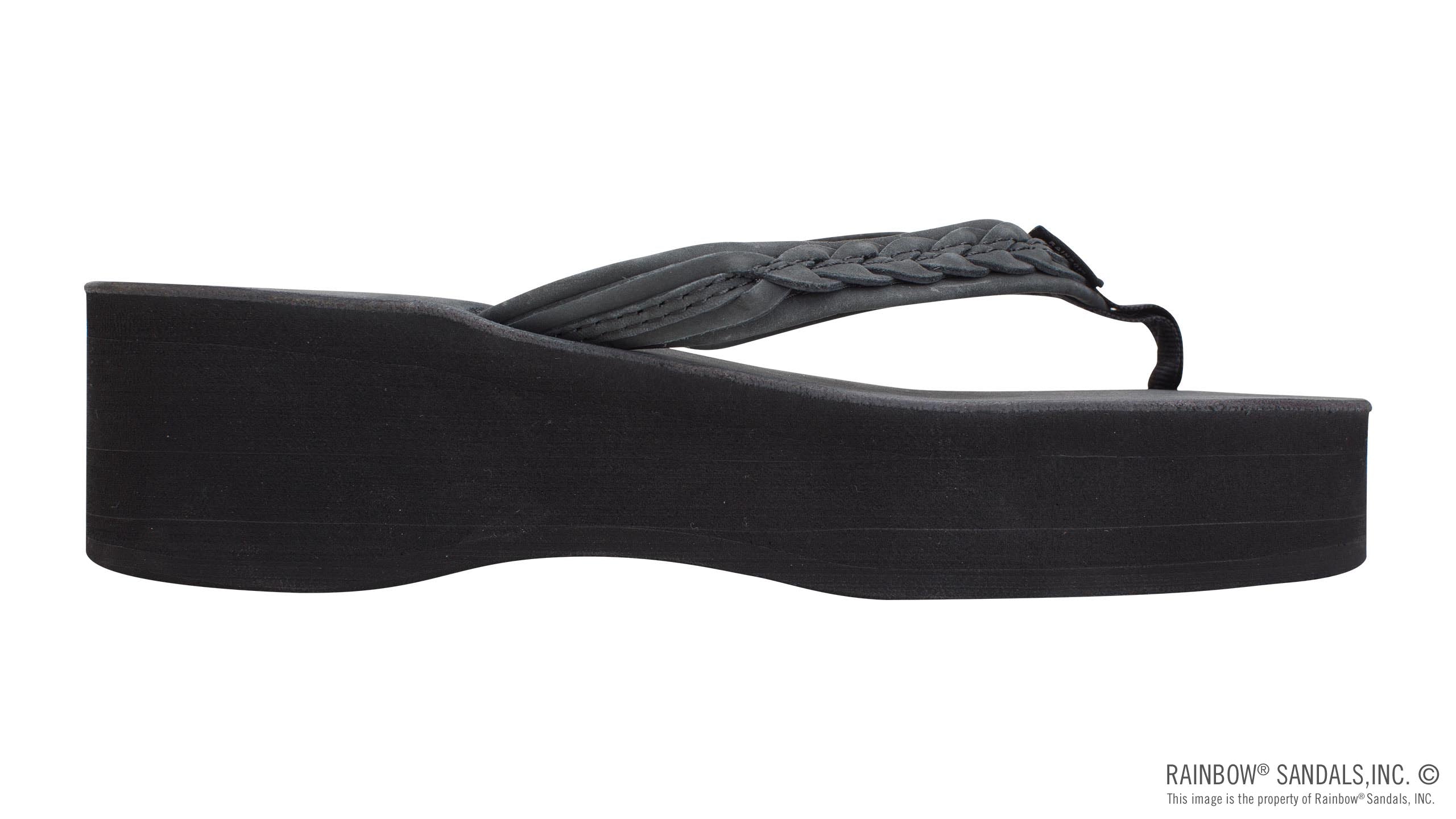 Madison Six Layer Wedge with a 3/4" Medium Braided Strap