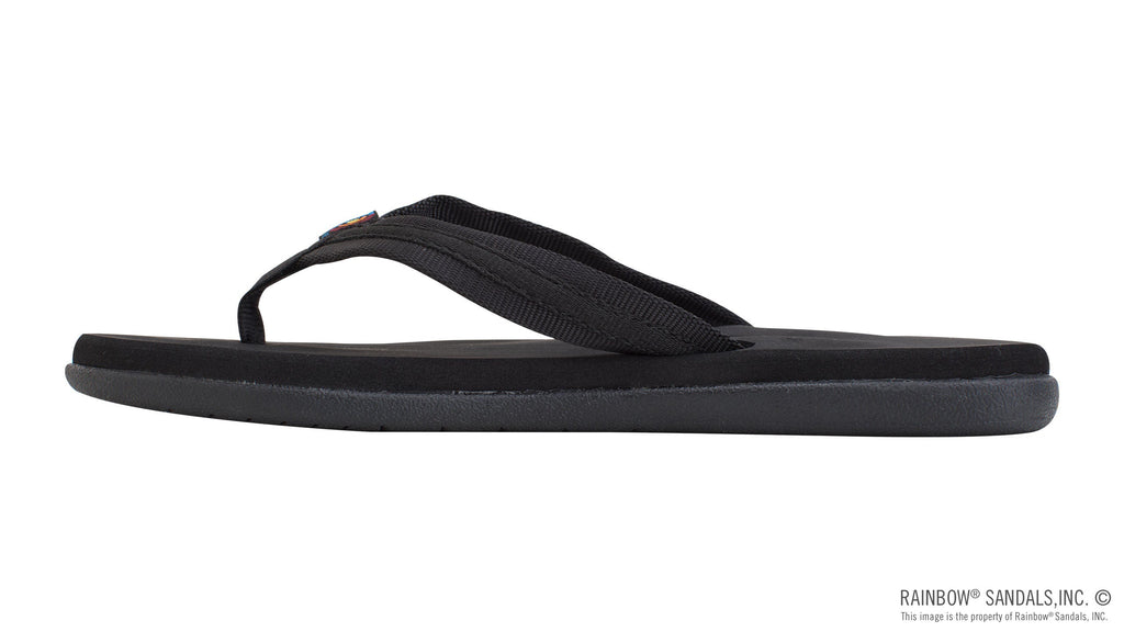The Paisley – Ladies Soft Top Rubber with a 3/4" Nylon Flirty Braidy Strap