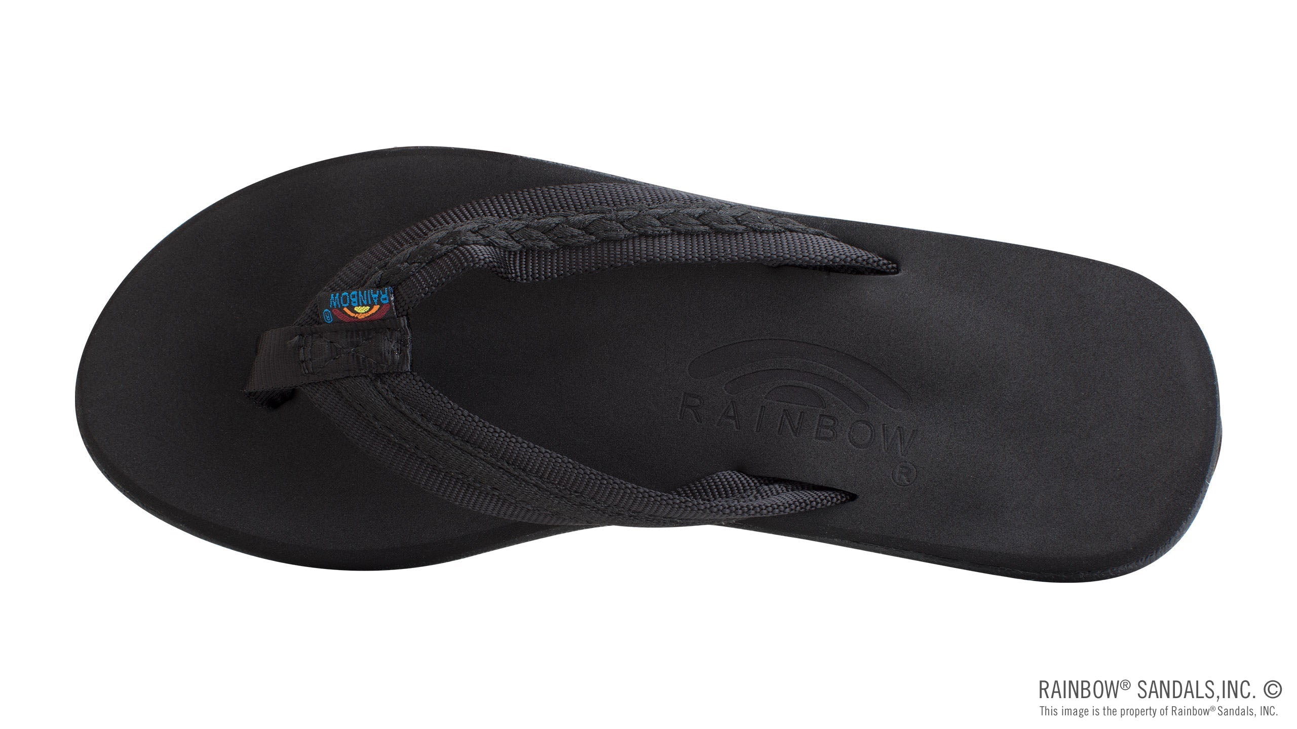 The Paisley – Ladies Soft Top Rubber with a 3/4" Nylon Flirty Braidy Strap