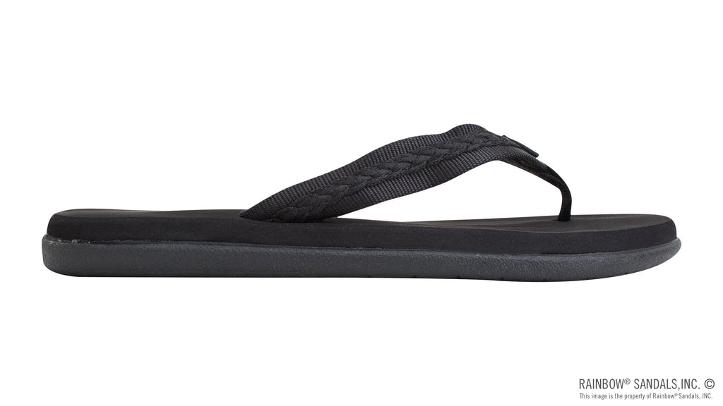 The Paisley – Ladies Soft Top Rubber with a 3/4" Nylon Flirty Braidy Strap