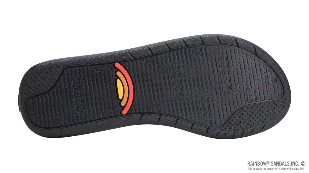 The Paisley – Ladies Soft Top Rubber with a 3/4" Nylon Flirty Braidy Strap