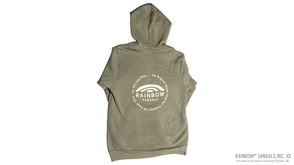 Unisex Sweatshirt with Circle Logo on Front and Back