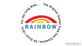 Rainbow Logo Sticker 4" Circle