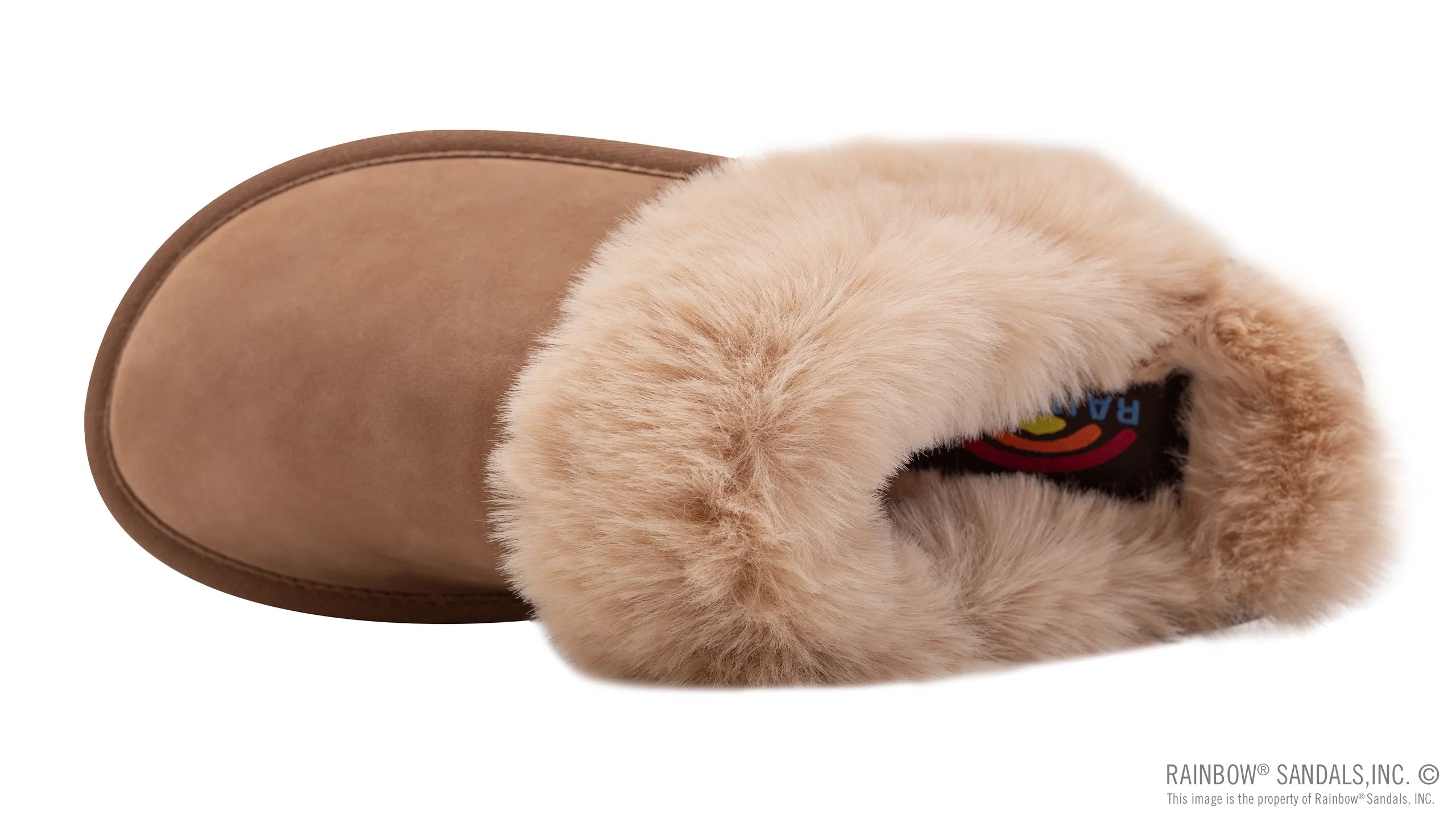 Sunset Snugs2 - Leather, Fleece Lined Slipper Double Layer Arch