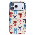 American Girlie | Red White & Blue Bows Case - iPhone 17 Pro