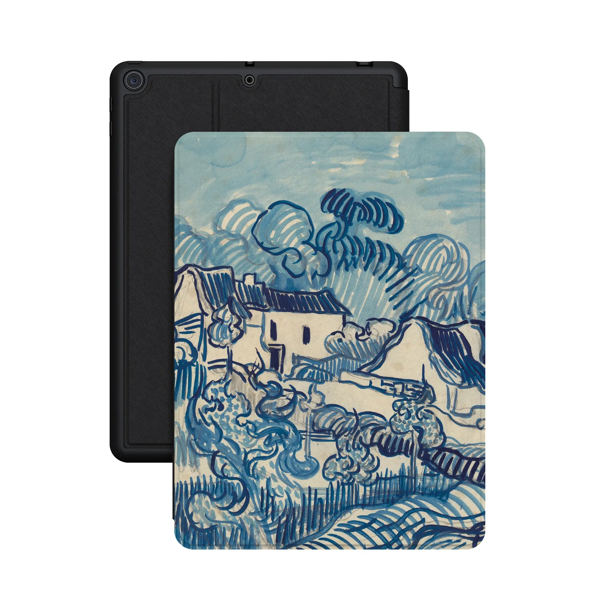 Van Gogh | Landscape With Houses iPad Case - iPad 10.2" (7/8/9th Gen)