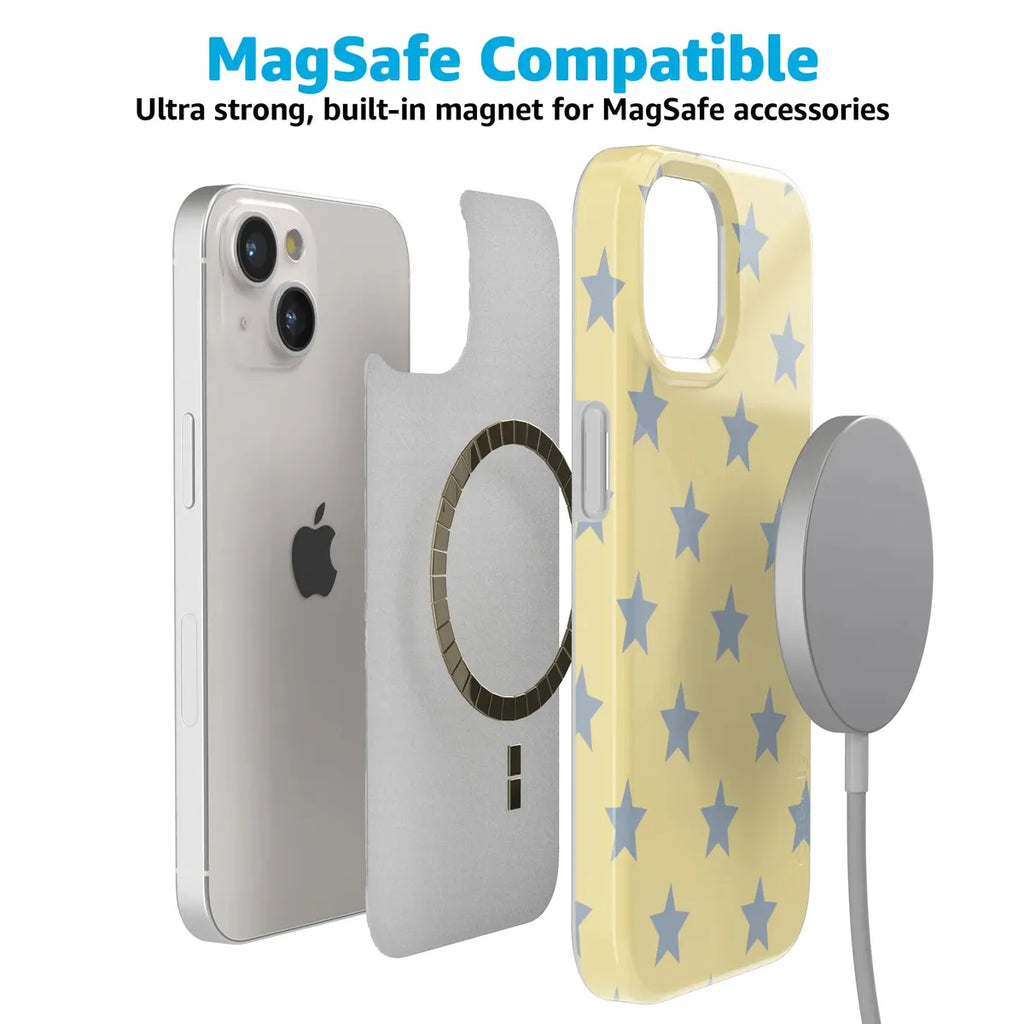 Shine Bright | Butter Yellow Stars Case