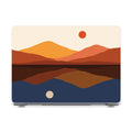 Opposites Attract | Day & Night Colorblock Mountains Laptop Shell - 16" MacBook Pro