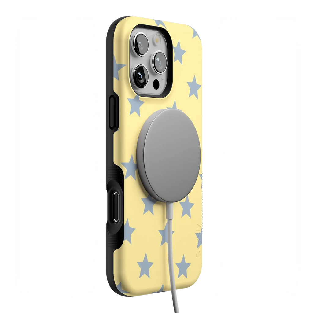 Shine Bright | Butter Yellow Stars Case