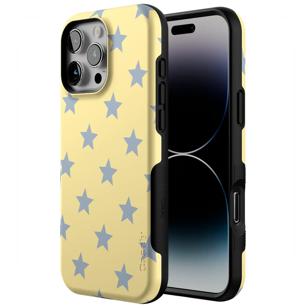 Shine Bright | Butter Yellow Stars Case